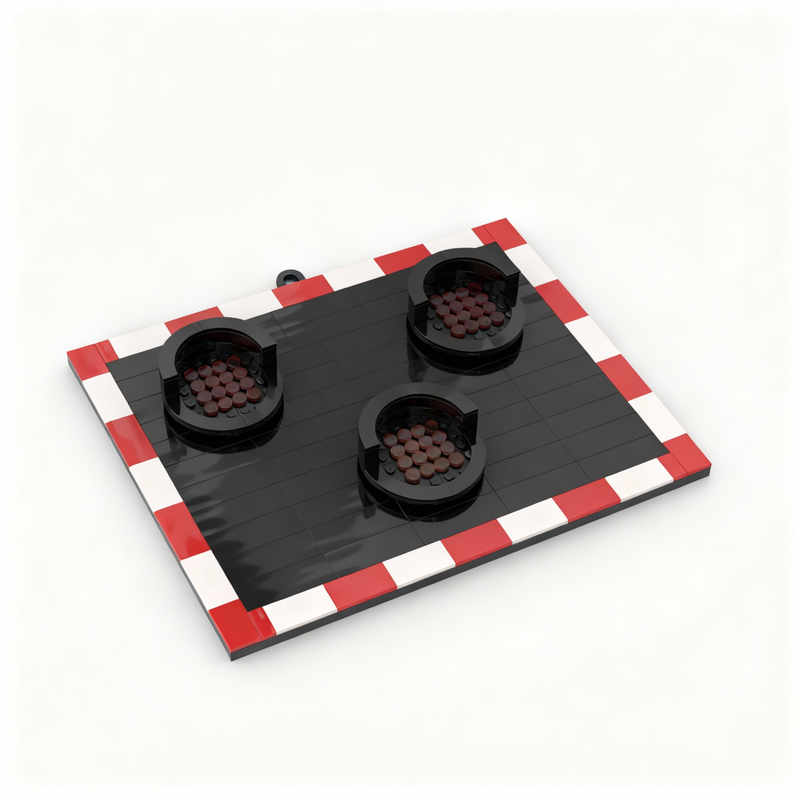 Kids Toys Uk - 240pcs MOC UK Level Crossing Lights