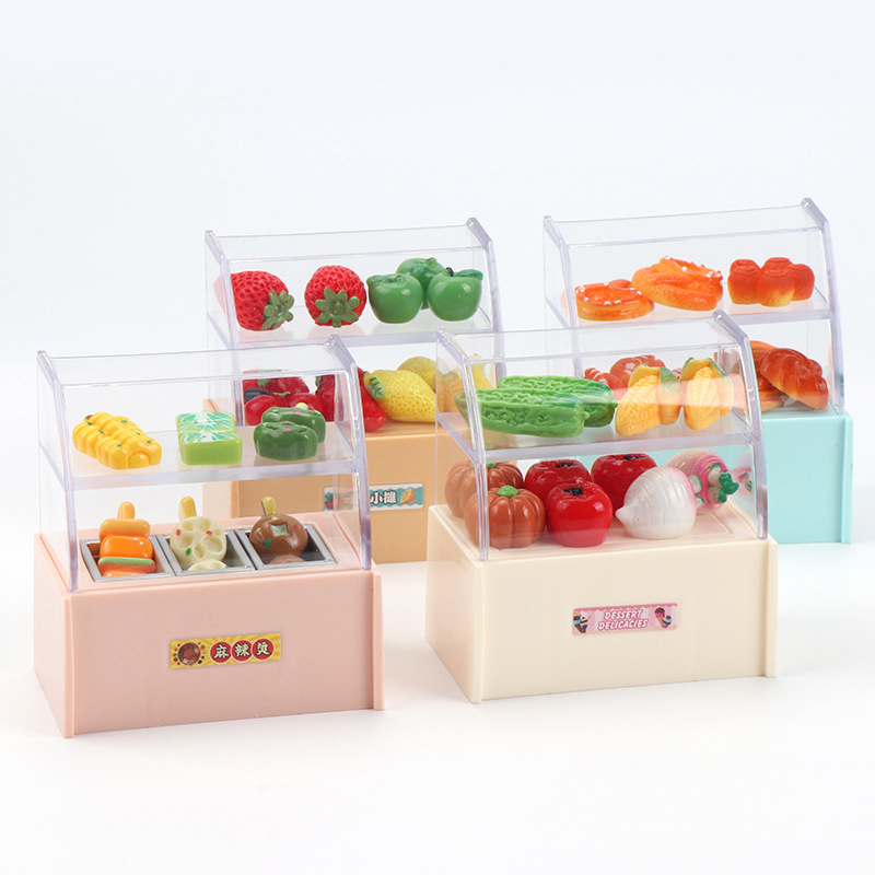 Kids Toys In Store - 1/12 Dollhouse Mini Supermarket Convenience Store
