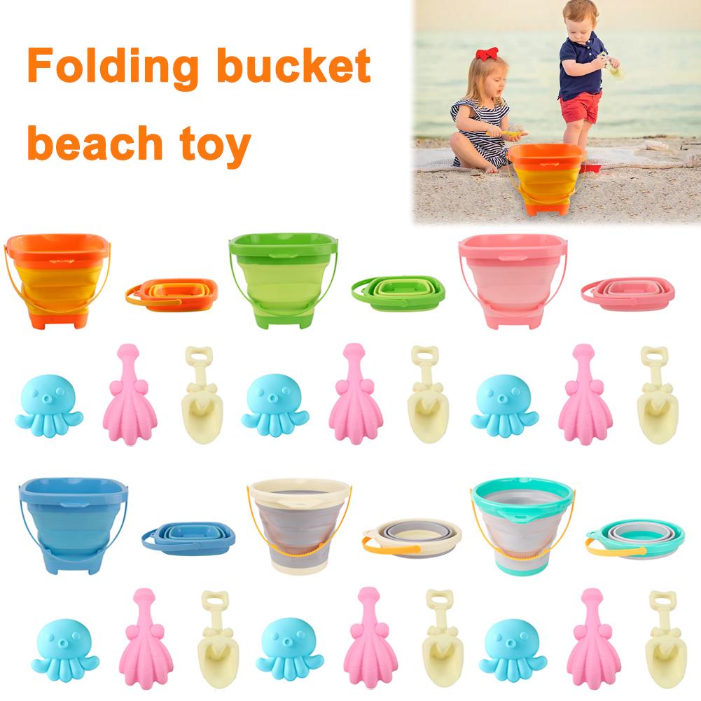 Folding Bucket Summer Beach To - Kinetic Sand Mold review and price