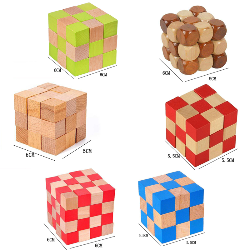 Square Snake Cube Wooden Brain - Wooden Puzzle Kids review and price