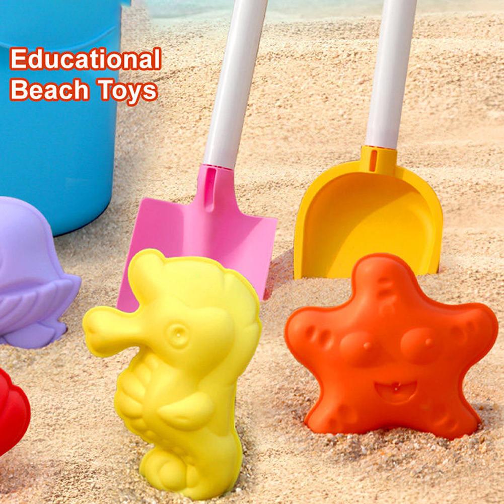 17Pcs Kids Beach Toys Set with - Kinetic Sand Mold review and price