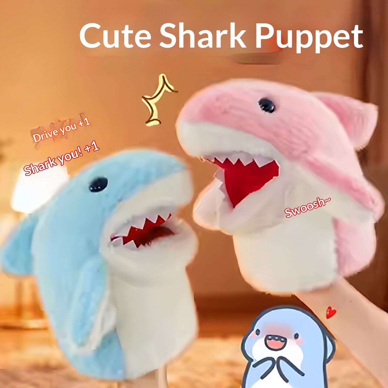 Shark Hand Puppet Plush Shark  - Kids Toys And Games review and price