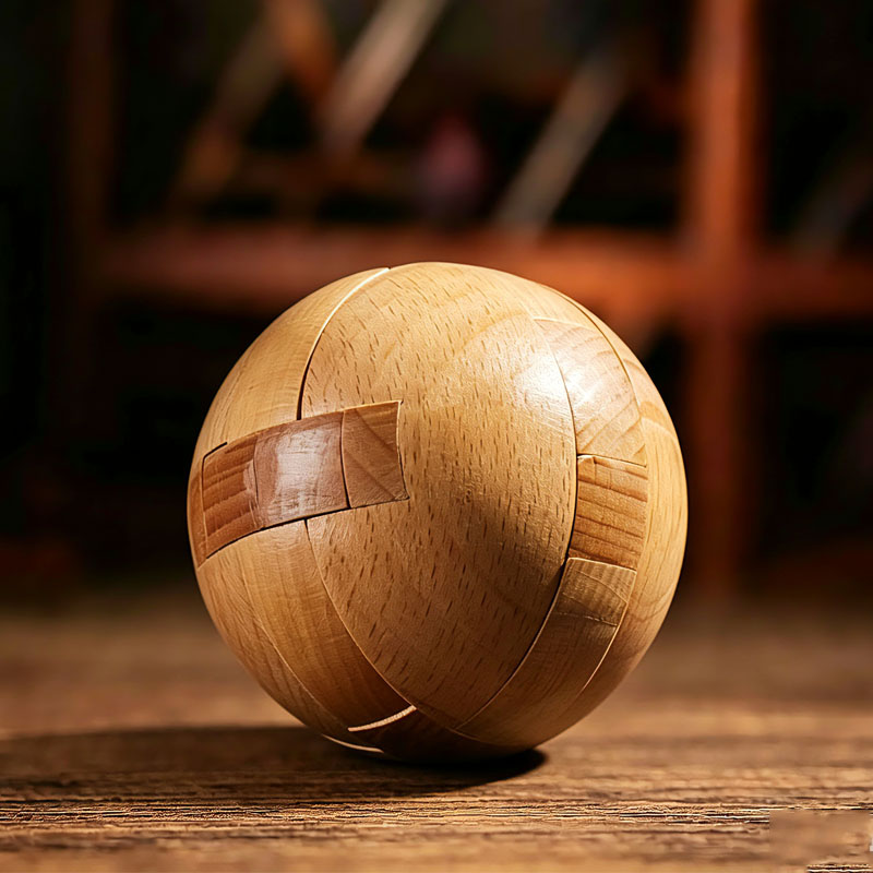 Classic Wooden Puzzle Ball Mag - Wooden Puzzle Kids review and price