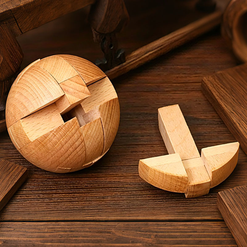 Classic Wooden Puzzle Ball Mag - Wooden Puzzle Kids review and price