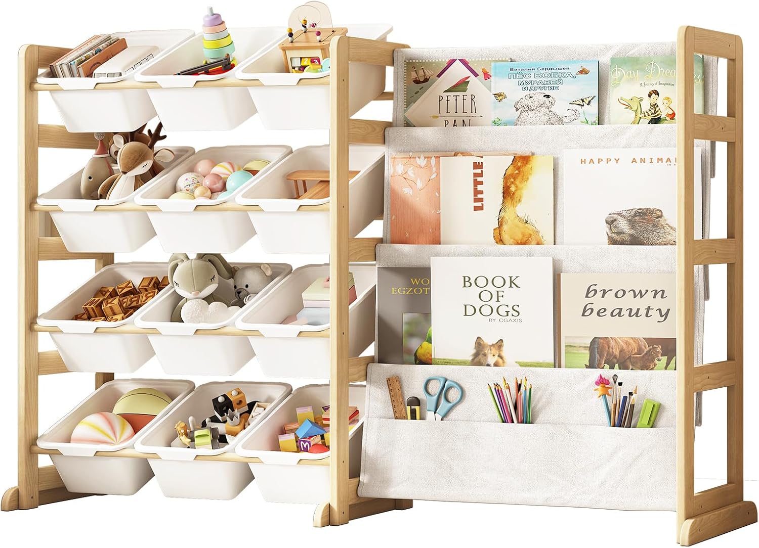 Solid Pine Wood Kids Toy Stora - Kids Toys In Store review and price