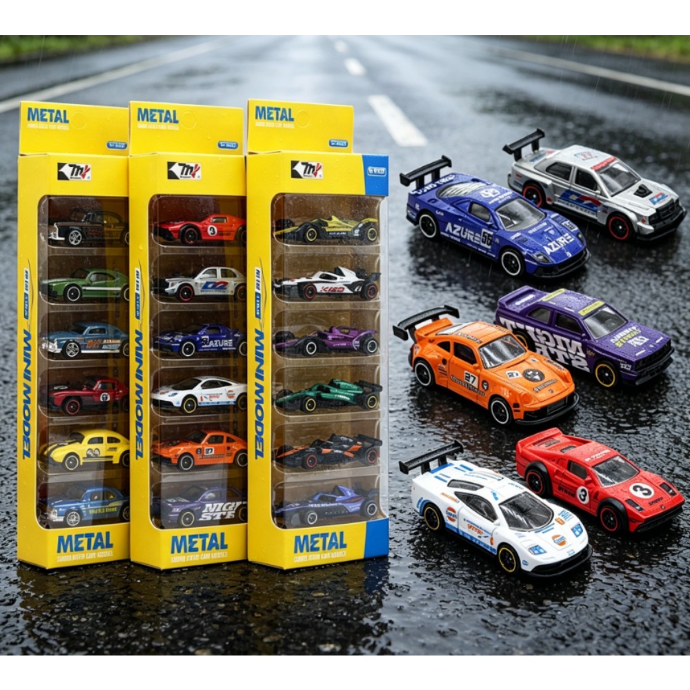 6Pcs Alloy Retro Racing Car Se - Kids Toys Amazon review and price
