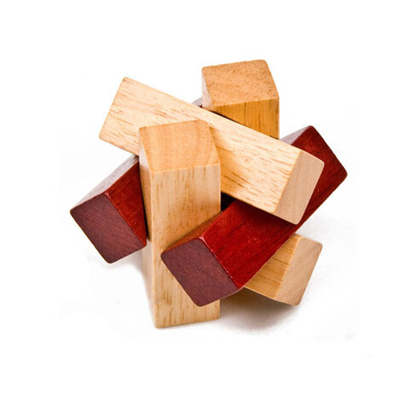 Wooden Knot Puzzle Brain Tease - Wooden Puzzle Kids review and price