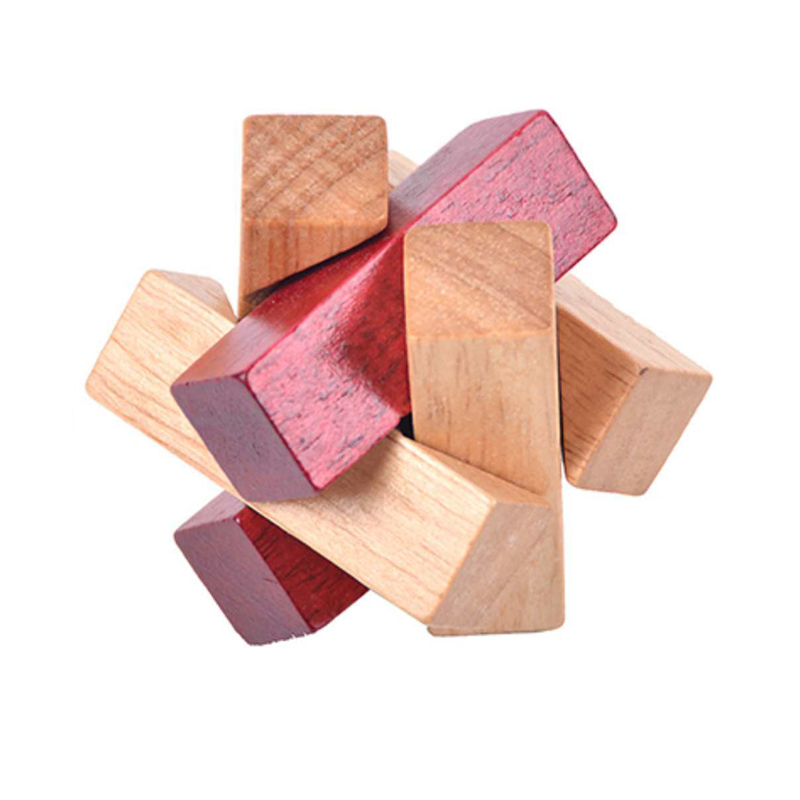 Wooden Knot Puzzle Brain Tease - Wooden Puzzle Kids review and price