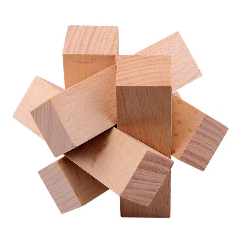 Wooden Knot Puzzle Brain Tease - Wooden Puzzle Kids review and price